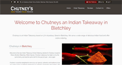 Desktop Screenshot of chutneys-indian.co.uk