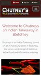 Mobile Screenshot of chutneys-indian.co.uk